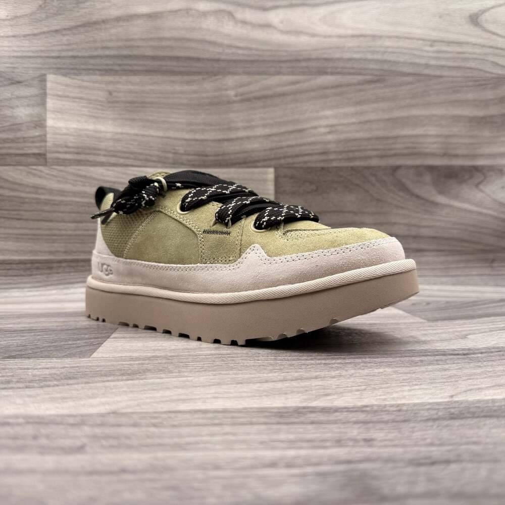 UGG Men's Lo Lowmel Fashion Sneakers NWOT 1169493-MTY Muted Brass / Putty